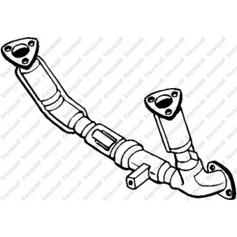 Tuyau d'échappement BOSAL 750-037