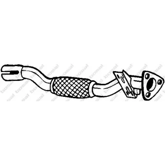 Tuyau d'échappement BOSAL 750-059
