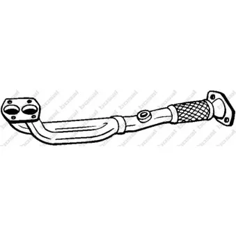 Tuyau d'échappement BOSAL 750-067