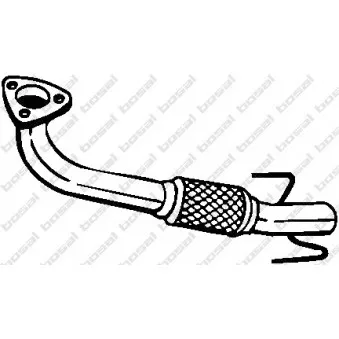 Tuyau d'échappement BOSAL 750-071