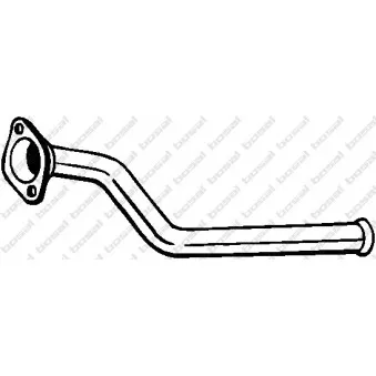 Tuyau d'échappement BOSAL 750-081