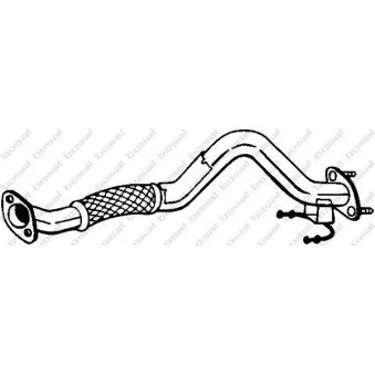 Tuyau d'échappement BOSAL 750-213