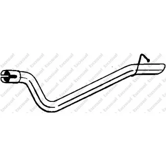 Tuyau d'échappement BOSAL 750-429