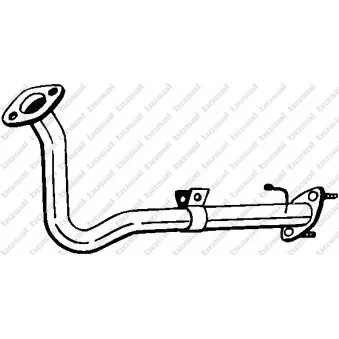 Tuyau d'échappement BOSAL 751-153