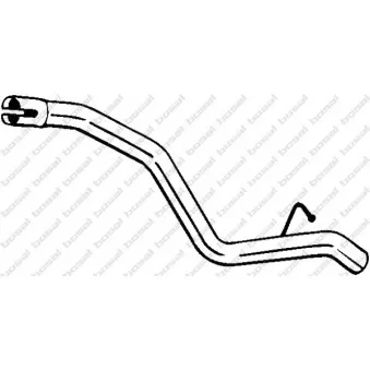 Tuyau d'échappement BOSAL 751-407