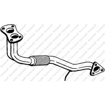 Tuyau d'échappement BOSAL