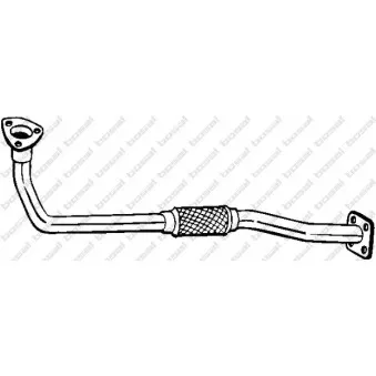 Tuyau d'échappement BOSAL 753-071