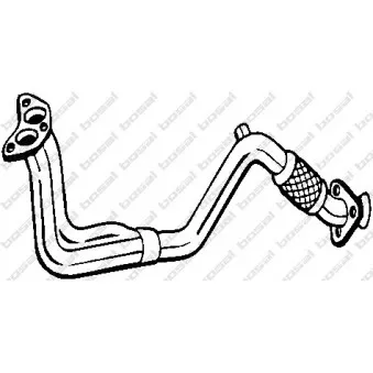 Tuyau d'échappement BOSAL 753-151