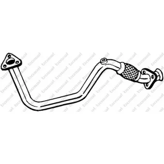 Tuyau d'échappement BOSAL 753-297