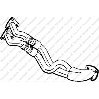 Tuyau d'échappement BOSAL 753-519