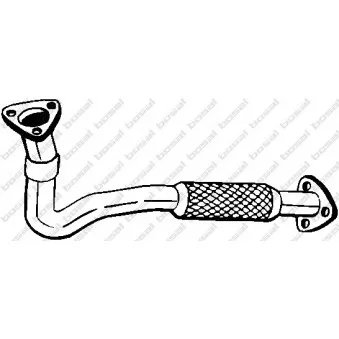 Tuyau d'échappement BOSAL 753-827