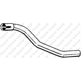 Tuyau d'échappement BOSAL 768-391
