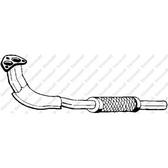 Tuyau d'échappement BOSAL 783-941