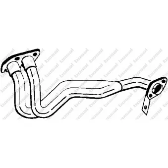 Tuyau d'échappement BOSAL 784-013