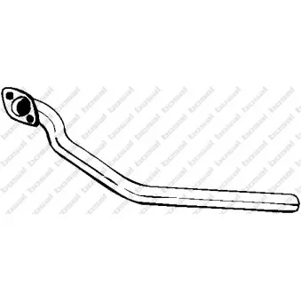 Tuyau d'échappement BOSAL 784-497