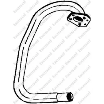 Tuyau d'échappement BOSAL 785-497