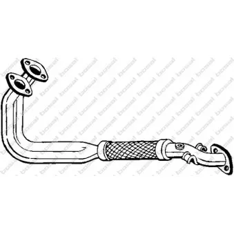 Tuyau d'échappement BOSAL 786-007