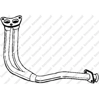 Tuyau d'échappement BOSAL 786-653