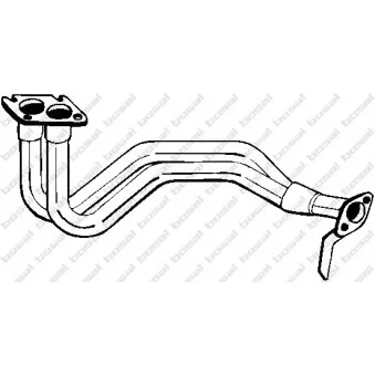Tuyau d'échappement BOSAL 787-017