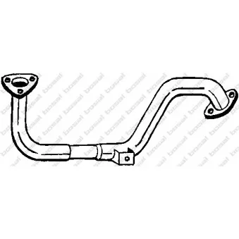 Tuyau d'échappement BOSAL 787-255
