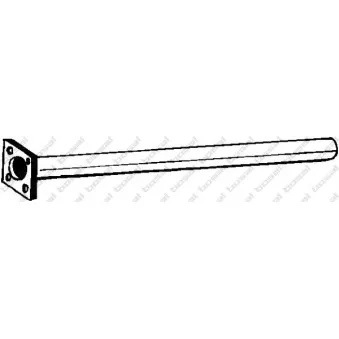 Tuyau d'échappement BOSAL 787-387