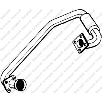 Tuyau d'échappement BOSAL 787-563