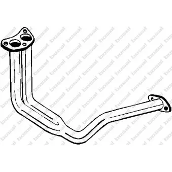 Tuyau d'échappement BOSAL 788-739
