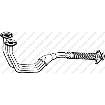 Tuyau d'échappement BOSAL 789-229