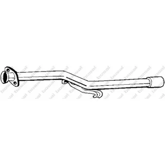 Tuyau d'échappement BOSAL 789-247