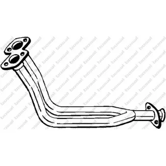 Tuyau d'échappement BOSAL 789-651