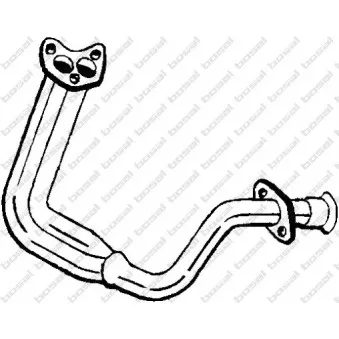 Tuyau d'échappement BOSAL 789-789