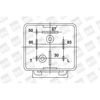 Appareil de commande, temps de préchauffage BERU GR001