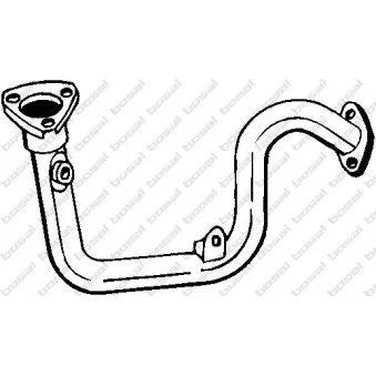 Tuyau d'échappement BOSAL 791-015