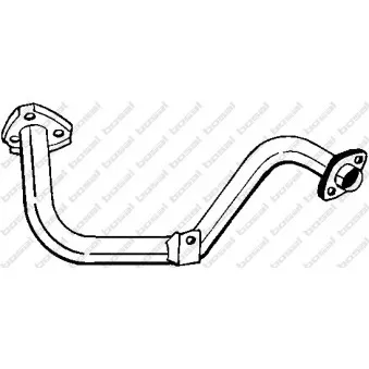 Tuyau d'échappement BOSAL 792-651
