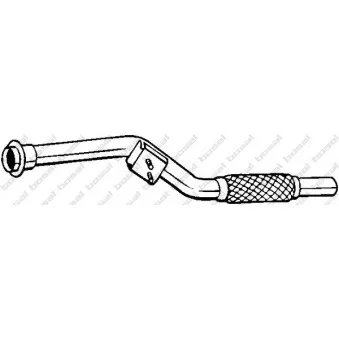 Tuyau d'échappement BOSAL 800-003