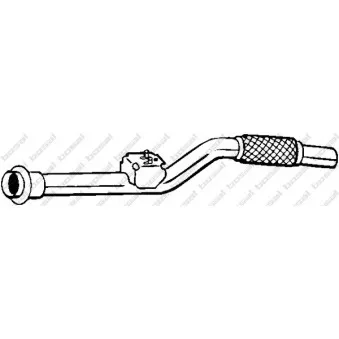 Tuyau d'échappement BOSAL 800-011