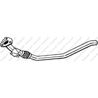 Tuyau d'échappement BOSAL 800-047
