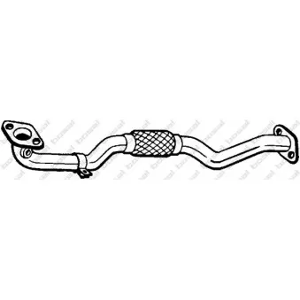 Tuyau d'échappement BOSAL 800-059
