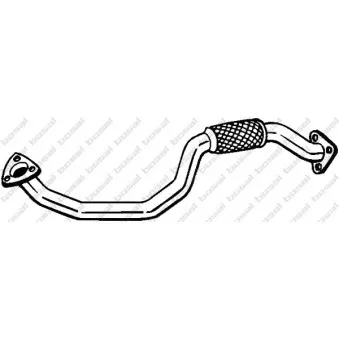 Tuyau d'échappement BOSAL 800-071