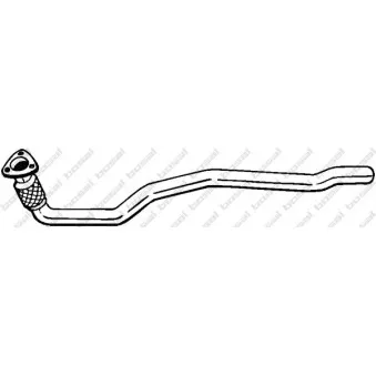 Tuyau d'échappement BOSAL 800-119