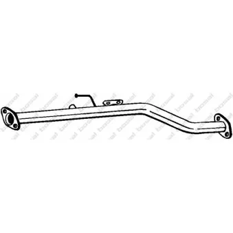 Tuyau d'échappement BOSAL 800-141