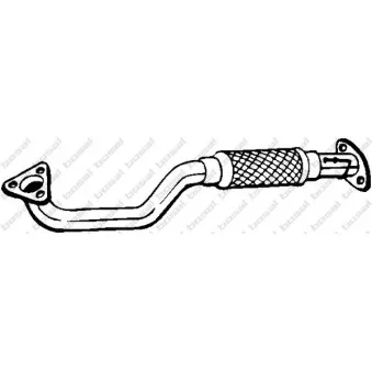 Tuyau d'échappement BOSAL 801-127