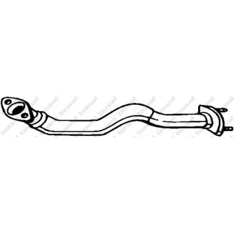 Tuyau d'échappement BOSAL 801-131
