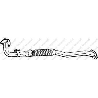 Tuyau d'échappement BOSAL 801-157