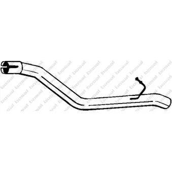 Tuyau d'échappement BOSAL 801-177
