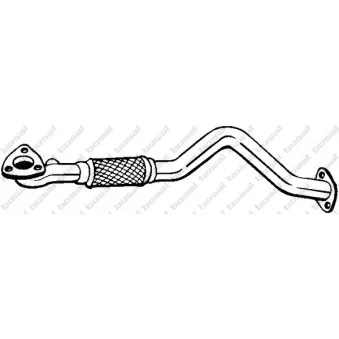 Tuyau d'échappement BOSAL 801-217