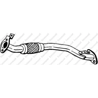 Tuyau d'échappement BOSAL 801-283