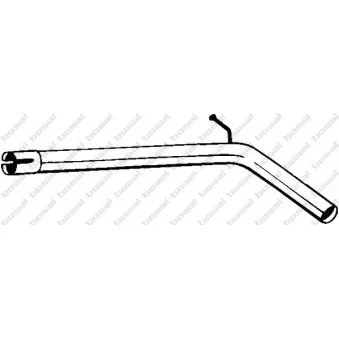 Tuyau d'échappement BOSAL 801-321