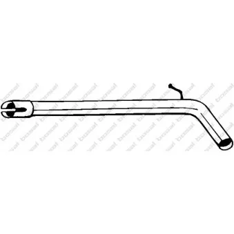 Tuyau d'échappement BOSAL 801-483