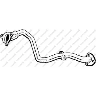 Tuyau d'échappement BOSAL 802-427